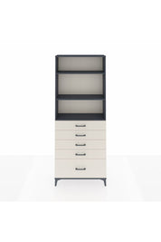 Arges Dolap 3 Raflı 5 Çekmeceli 88x30x221 - S30M129V4A
