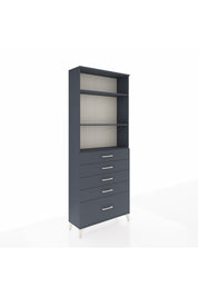 Arges Dolap 3 Raflı 5 Çekmeceli 88x30x221 - S30M129V5A