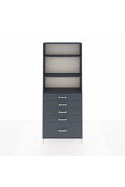 Arges Dolap 3 Raflı 5 Çekmeceli 88x30x221 - S30M129V5A