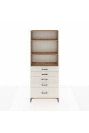 Arges Dolap 3 Raflı 5 Çekmeceli 88x30x221 - S30M129V7A
