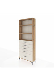 Arges Dolap 3 Raflı 5 Çekmeceli 88x30x221 - S30M129V7A