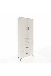 Arges Dolap 3 Raflı 4 Çekmeceli 2 Kapaklı 88x30x221 - S30M130V1A