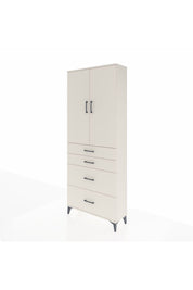 Arges Dolap 3 Raflı 4 Çekmeceli 2 Kapaklı 88x30x221 - S30M130V1A