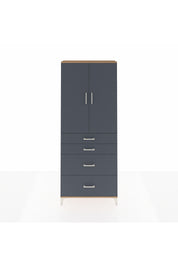 Arges Dolap 3 Raflı 4 Çekmeceli 2 Kapaklı 88x30x221 - S30M130V8A
