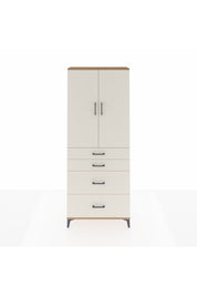 Arges Dolap 2 Raflı 4 Çekmeceli 2 Kapaklı 88x30x221 - S30M131V7A