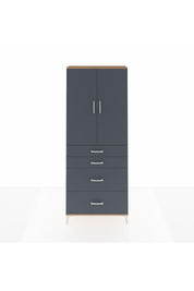 Arges Dolap 2 Raflı 4 Çekmeceli 2 Kapaklı 88x30x221 - S30M131V8A