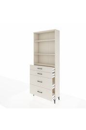 Arges Dolap 3 Raflı 4 Çekmeceli 88x30x221 - S30M132V1A