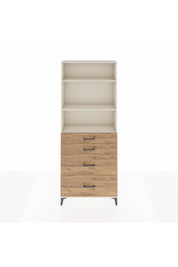 Arges Dolap 3 Raflı 4 Çekmeceli 88x30x221 - S30M132V3A