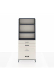 Arges Dolap 3 Raflı 4 Çekmeceli 88x30x221 - S30M132V4A