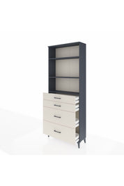 Arges Dolap 3 Raflı 4 Çekmeceli 88x30x221 - S30M132V4A