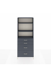 Arges Dolap 3 Raflı 4 Çekmeceli 88x30x221 - S30M132V5A