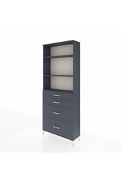 Arges Dolap 3 Raflı 4 Çekmeceli 88x30x221 - S30M132V5A