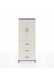 Arges Dolap 3 Raflı 3 Çekmeceli 2 Kapaklı 88x30x221 - S30M133V4A
