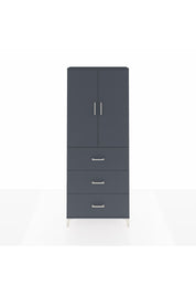 Arges Dolap 3 Raflı 3 Çekmeceli 2 Kapaklı 88x30x221 - S30M133V5A