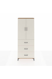 Arges Dolap 3 Raflı 3 Çekmeceli 2 Kapaklı 88x30x221 - S30M133V7A