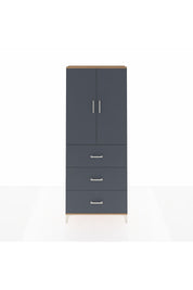 Arges Dolap 3 Raflı 3 Çekmeceli 2 Kapaklı 88x30x221 - S30M133V8A