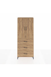 Arges Dolap 3 Raflı 3 Çekmeceli 2 Kapaklı 88x30x221 - S30M133V9A