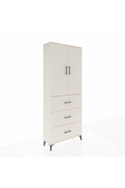 Arges Dolap 2 Raflı 3 Çekmeceli 2 Kapaklı 88x30x221 - S30M134V1A