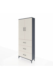 Arges Dolap 2 Raflı 3 Çekmeceli 2 Kapaklı 88x30x221 - S30M134V4A