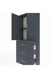Arges Dolap 2 Raflı 3 Çekmeceli 2 Kapaklı 88x30x221 - S30M134V5A