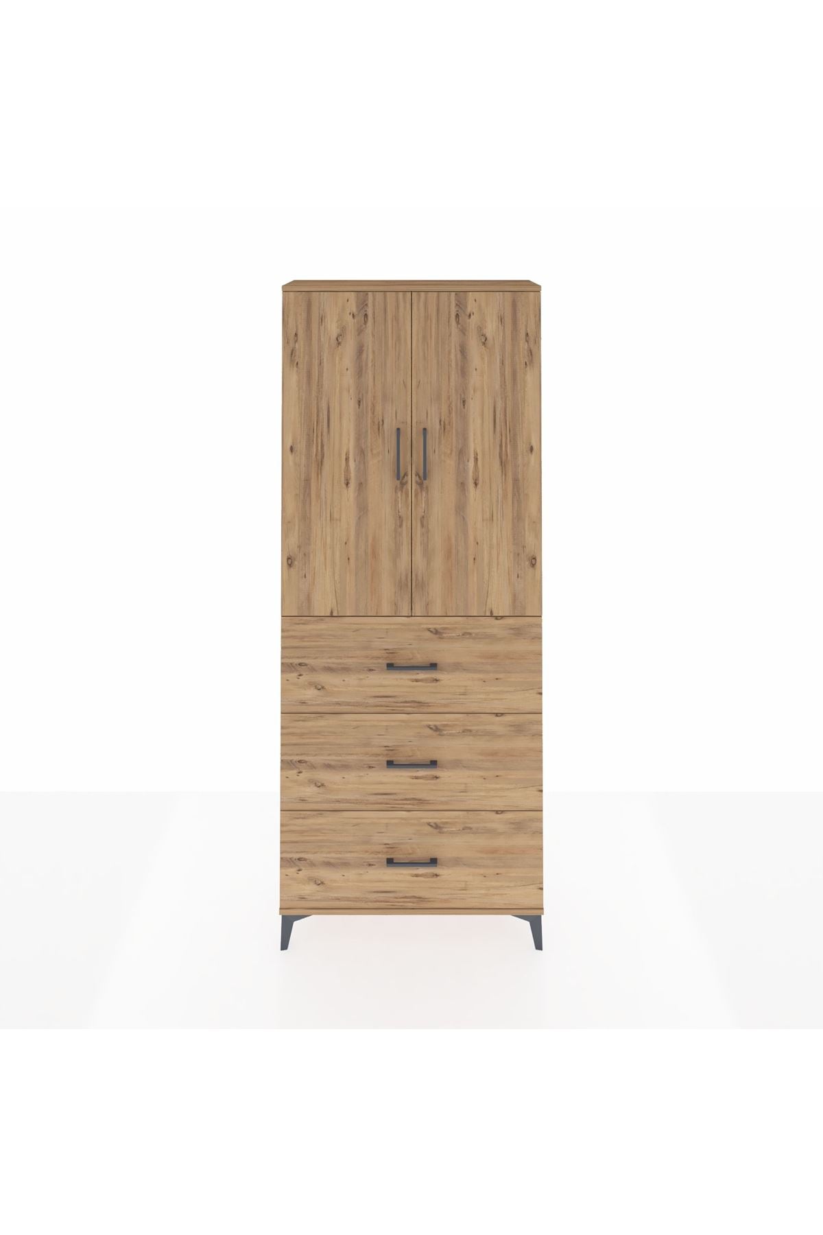 Arges Dolap 2 Raflı 3 Çekmeceli 2 Kapaklı 88x30x221 - S30M134V9A