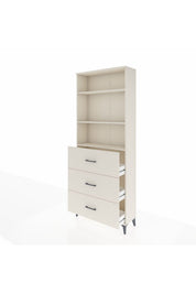Arges Dolap 3 Raflı 3 Çekmeceli 88x30x221 - S30M135V1A