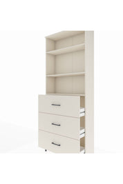 Arges Dolap 3 Raflı 3 Çekmeceli 88x30x221 - S30M135V1A