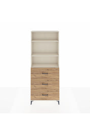 Arges Dolap 3 Raflı 3 Çekmeceli 88x30x221 - S30M135V3A