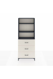 Arges Dolap 3 Raflı 3 Çekmeceli 88x30x221 - S30M135V4A