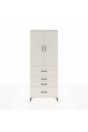 Arges Dolap 3 Raflı 4 Çekmeceli 2 Kapaklı 88x30x221 - S30M136V1A