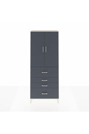 Arges Dolap 3 Raflı 4 Çekmeceli 2 Kapaklı 88x30x221 - S30M136V2A