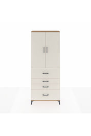 Arges Dolap 3 Raflı 4 Çekmeceli 2 Kapaklı 88x30x221 - S30M136V7A