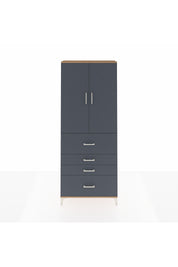 Arges Dolap 3 Raflı 4 Çekmeceli 2 Kapaklı 88x30x221 - S30M136V8A