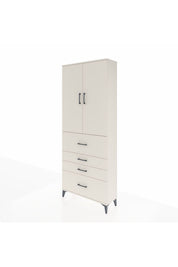 Arges Dolap 2 Raflı 4 Çekmeceli 2 Kapaklı 88x30x221 - S30M137V1A