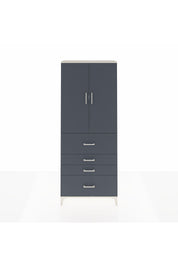 Arges Dolap 2 Raflı 4 Çekmeceli 2 Kapaklı 88x30x221 - S30M137V2A