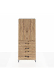 Arges Dolap 2 Raflı 4 Çekmeceli 2 Kapaklı 88x30x221 - S30M137V3A