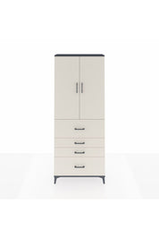 Arges Dolap 2 Raflı 4 Çekmeceli 2 Kapaklı 88x30x221 - S30M137V4A