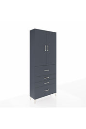 Arges Dolap 2 Raflı 4 Çekmeceli 2 Kapaklı 88x30x221 - S30M137V5A