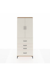 Arges Dolap 2 Raflı 4 Çekmeceli 2 Kapaklı 88x30x221 - S30M137V7A