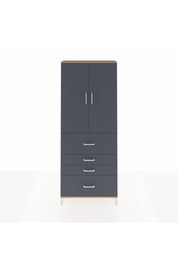 Arges Dolap 2 Raflı 4 Çekmeceli 2 Kapaklı 88x30x221 - S30M137V8A