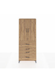 Arges Dolap 2 Raflı 4 Çekmeceli 2 Kapaklı 88x30x221 - S30M137V9A
