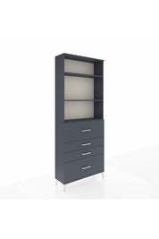 Arges Dolap 3 Raflı 4 Çekmeceli 88x30x221 - S30M138V5A