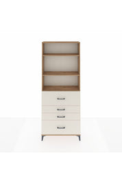 Arges Dolap 3 Raflı 4 Çekmeceli 88x30x221 - S30M138V7A