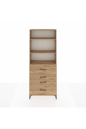 Arges Dolap 3 Raflı 4 Çekmeceli 88x30x221 - S30M138V9A