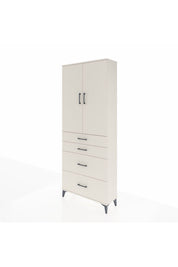 Arges Dolap 3 Raflı 4 Çekmeceli 2 Kapaklı 88x30x221 - S30M139V1A