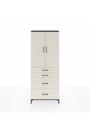 Arges Dolap 3 Raflı 4 Çekmeceli 2 Kapaklı 88x30x221 - S30M139V4A
