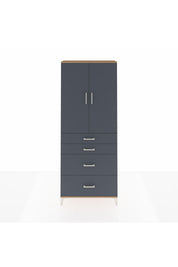 Arges Dolap 3 Raflı 4 Çekmeceli 2 Kapaklı 88x30x221 - S30M139V8A