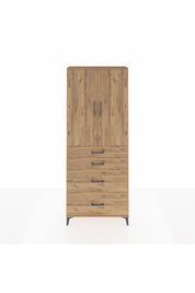 Arges Dolap 3 Raflı 4 Çekmeceli 2 Kapaklı 88x30x221 - S30M139V9A