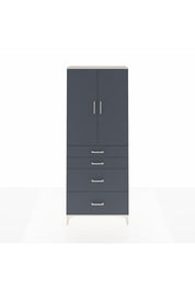 Arges Dolap 2 Raflı 4 Çekmeceli 2 Kapaklı 88x30x221 - S30M140V2A