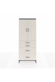 Arges Dolap 2 Raflı 4 Çekmeceli 2 Kapaklı 88x30x221 - S30M140V4A